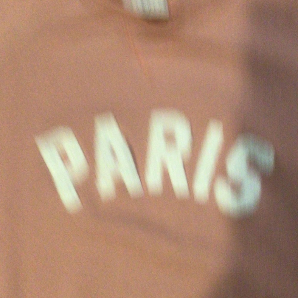 Sandro Blush Sweatshirt with White Paris Detail - Picture 2 of 3